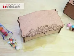 جذابترین طرح رایگان برش لیزر جعبه چوبی زیبا با درب |طرادچا