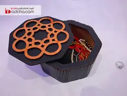دانلود جذابترین طرح برش لیزر جعبه جواهرات گرد چوبی |طرادچا