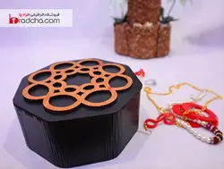 دانلود جذابترین طرح برش لیزر جعبه جواهرات گرد چوبی |طرادچا