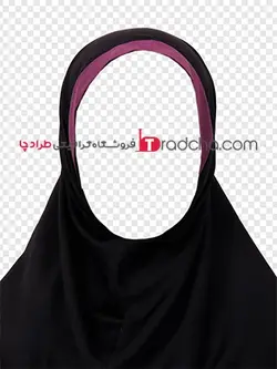 دانلودعکس مقنعه برای فتوشاپ مشکی باهد قرمز-مونتاژ عکس پرسنلی