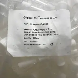 کرایو ویال 1.8 سی سی گلوبال رول بسته 500 عددی - شرکت طلایه طب آزما