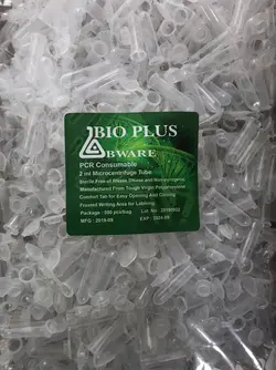میکروتیوب 2 سی سی PCR بایو پلاس RNAS & DNAS Free - شرکت طلایه طب آزما