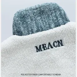 کاپشن پشمی طرح دار زمستانه