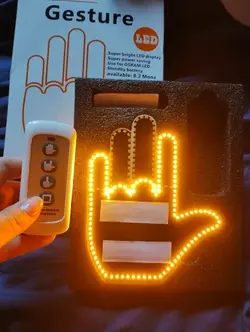 ال ای دی کنترلی خودرو Middle Finger