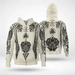 سویشرت وایکینگ طرح تتو