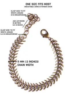 دستبند اسکلت ماهی