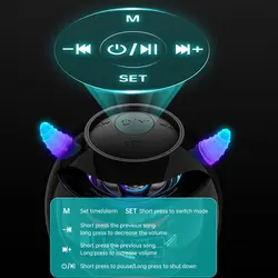 اسپیکر سابوفر ساعت فلشر Devil