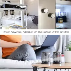 اسپیکر بلوتوثی دوقلو مگنتی STONEGO True Wireless Speakers