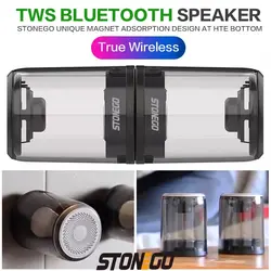 اسپیکر بلوتوثی دوقلو مگنتی STONEGO True Wireless Speakers