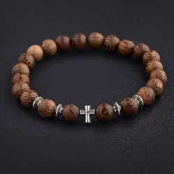 دستبند دستساز چوب طبیعی اونیکس Bracelets Onyx Meditation