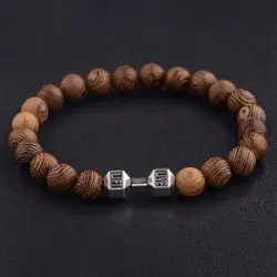 دستبند دستساز چوب طبیعی اونیکس Bracelets Onyx Meditation