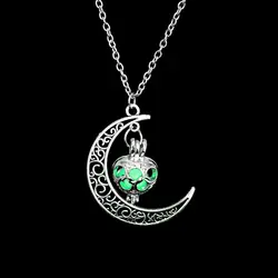 گردنبند شبنمای ماه و ستاره Moon Glowing Stone Necklace