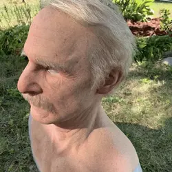 ماسک لاتکس طبیعی Old Man Mask Latex with Hair