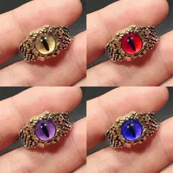 انگشتر چشم مار رنگی Evil Eye Snake Rings