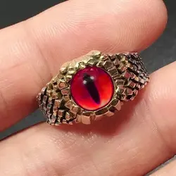 انگشتر چشم مار رنگی Evil Eye Snake Rings