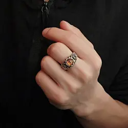 انگشتر چشم مار رنگی Evil Eye Snake Rings