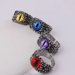 انگشتر چشم مار رنگی Evil Eye Snake Rings