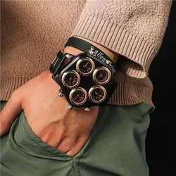 ساعت لاکچری ۵ موتوره کوارتز آستون وریست Luxury Quartz Wristwatch Clock