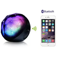 پروژکتور الماس آسمان‌ کنترل دار اسپیکر بلوتوثی Colorfull Sky LED Night bluetooth Speaker