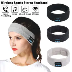 هدبند هندفون دار بلوتوثی میکروفن دار Wireless Eye Mask Music player Sports headband