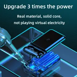 پاوربانک 6000mah و هندزفری بلوتوث 5.1 بهمراه میکروفون و تاچ لمسی Sports Waterproof
