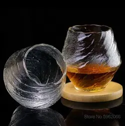 لیوان کریستال طرح یخ