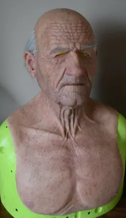 ماسک سیلیکونی هلیوودی بازیگری پیرمرد