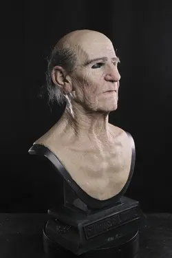 ماسک سیلیکونی فوق حرفه ای پیرمرد با مو