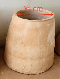 تنور سفالی درجه یک با قطر ۷۵ سانتیمتر