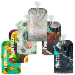 پکیج شیشه شیر و اکسسوری کودک تویست شیک آبی