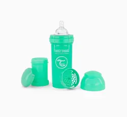 پکیج شیشه شیر و اکسسوری کودک تویست شیک آبی