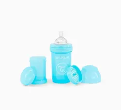 پکیج شیشه شیر و اکسسوری کودک تویست شیک آبی
