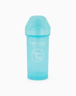 لیوان آبخوری تویست شیک آبی پاستل ۳۶۰ میل