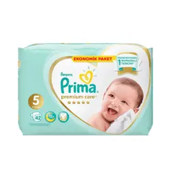 پوشک بچه پریما سفید لهستان سایز 5 بسته 42 عددی - فروشگاه اینترنتی اولدوز سنتر