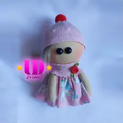 عروسک روسی صورتی 15 سانتی