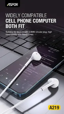 هندزفری آسپور ASPOR  مدل A219