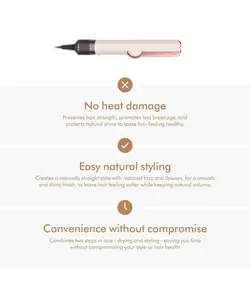 سشوار و صاف‌کننده مو دایسون مدل Dyson Airstrait HT01 Limited Edition-Ceramic PinkRose Gold (تولید محدود صورتی سرامیکرز گلد)