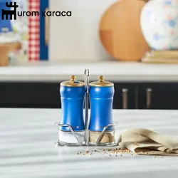 نمکدان و فلفل پاش کاراجا مدل Blue Berry
