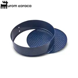 قالب کیک کمربندی 2 عددی کاراجا مدل Super سرمه ای / طوسی