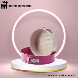 قالب کیک کمربندی 2 عددی امسان مدل Super صورتی / بژ