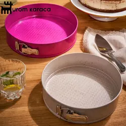 قالب کیک کمربندی 2 عددی امسان مدل Super صورتی / بژ