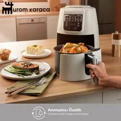 هواپز و سرخ کن سخنگو کاراجا مدل Connect Air Pro Cook XL طوسی