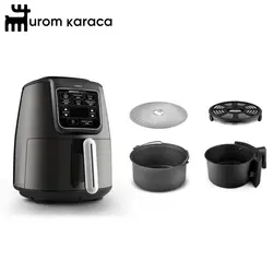 هواپز و سرخ کن سخنگو کاراجا مدل Connect Air Pro Cook XL طوسی