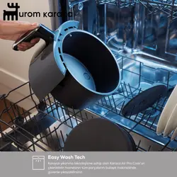 هواپز و سرخ کن سخنگو کاراجا مدل Connect Air Pro Cook XL طوسی