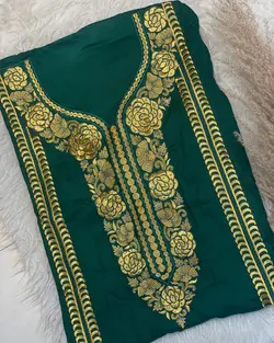 لباس نيمه آماده كتان-نخ