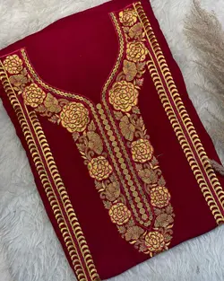 لباس نيمه آماده كتان-نخ