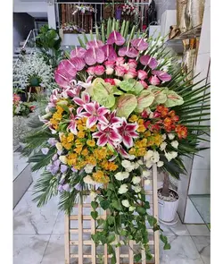 تاج گل عروسی و افتتاحیه 40