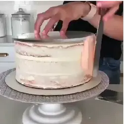 صفحه پلکسی کیک ۲ عددی قطر ۱۴.۵