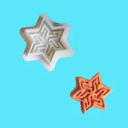 کاتر شیرینی نخودی طرح ستاره