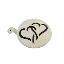 شابلون قهوه 2قلب